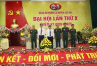 Đảng bộ quân sự huyện Cát Hải tổ chức thành công đại hội lần thứ X nhiệm kỳ 2020-2025