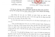 Huyện An Dương thông tin vụ việc các cháu học sinh có biểu hiện ngộ độc do uống nước giải khát tại lớp 5B Trường Tiểu học Quốc Tuấn