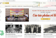 Triển lãm sách trực tuyến kỷ niệm 130 năm Ngày sinh Bác Hồ