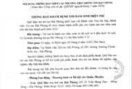 Thông báo khám bệnh tim bẩm sinh miễn phí năm 2020