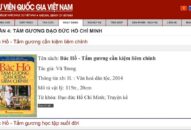 Triển lãm trực tuyến giới thiệu hơn 500 cuốn sách về Bác Hồ