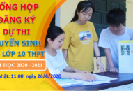 [Cập nhật 11:00’|26/6/2020] Tổng hợp số lượng thí sinh đăng ký dự thi vào lớp 10 THPT năm học 2020÷2021