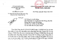 Thông báo thu hồi sản phẩm nước uống đóng chai hiệu Vimass Núi Voi