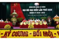 Đại hội đại biểu Đảng bộ quận Lê Chân lần thứ 24 diễn ra trong 3 ngày 11, 12, 13-6-2020 tại Trung tâm Văn hóa Thông tin quận Lê Chân