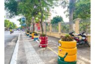 Đoàn Thanh niên phường Nam Sơn, quận Kiến An: Ra mắt công trình bồn cây xanh từ lốp xe cũ