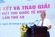 Trao giải cuộc thi Viết thư quốc tế UPU lần thứ 49 năm 2020