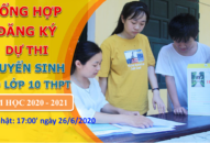 [Cập nhật 17:00’|26/6/2020] Tổng hợp số lượng thí sinh đăng ký dự thi vào lớp 10 THPT năm học 2020÷2021