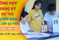[Cập nhật 17:00’|25/6/2020] Tổng hợp số lượng thí sinh đăng ký dự thi vào lớp 10 THPT năm học 2020÷2021