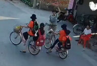 Phát hoảng với người tâm thần tấn công học sinh, người đi đường