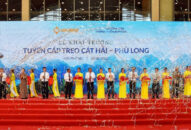 Khai trương tuyến cáp vượt biển Cát Hải – Phù Long có trụ cáp treo cao nhất thế giới