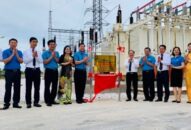 Gắn biển Công trình “Nâng công suất TBA T2 110kV Cát Hải”