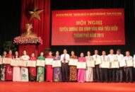 Tuyên dương 218 gia đình văn hóa tiêu biểu thành phố năm 2019