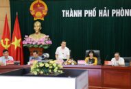 UBND thành phố làm việc với Đoàn công tác của Bộ Tư pháp