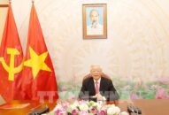 Tổng Bí thư, Chủ tịch nước Nguyễn Phú Trọng điện đàm với Tổng thống Nga V.V.Putin