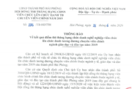 Thông báo về kết quả điểm thi thăng hạng chức danh nghề nghiệp viên chức lên chức danh tương đương chuyên viên chính ngành giáo dục và đào tạo năm 2019