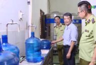 Hải Phòng tiến hành kiểm tra đột xuất cơ sở sản xuất nước uống đóng bình
