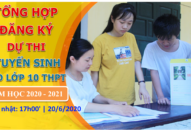 [Cập nhật 17:00’|20/6/2020] Tổng hợp số lượng thí sinh đăng ký dự thi vào lớp 10 THPT năm học 2020÷2021