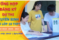 [Cập nhật 16:15’|20/6/2020] Tổng hợp số lượng thí sinh đăng ký dự thi vào lớp 10 THPT năm học 2020÷2021