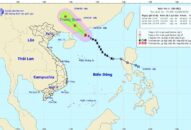 Bão số 1 đi vào đất liền Trung Quốc, suy yếu thành áp thấp nhiệt đới
