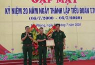 Tiểu đoàn Tăng thiết giáp 34 (Bộ CHQS thành phố) kỷ niệm 20 năm ngày thành lập