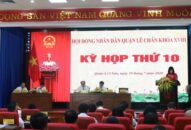 HĐND quận Lê Chân: Khai mạc Kỳ họp thứ 10, HĐND quận khóa XVIII, nhiệm kỳ 2016÷2021