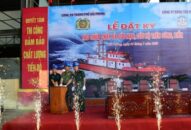 Công an thành phố & Cty TNHH MTV Đóng tàu Hồng Hà: Đặt ky tàu chữa cháy & cứu nạn, cứu hộ trên sông, biển