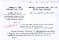 Từ ngày 1/8/2020, người dân không ra khỏi nhà nếu không cần thiết