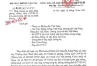 Tăng cường các biện pháp phòng chống dịch Covid-19 trên các phương tiện vận tải hành khách