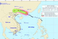 Bắc Bộ mưa lớn trong 2 ngày tới do ảnh hưởng của bão số 4