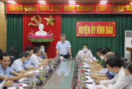 Huyện Vĩnh Bảo triển khai nghiêm túc các chỉ đạo của Ban Thường vụ Thành ủy trong công tác phòng chống dịch COVID-19