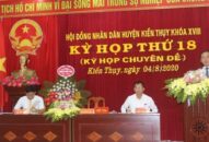 Huyện Kiến Thụy: Bầu thêm 2 Phó Chủ tịch UBND huyện