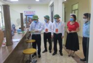 Ban Thường vụ Quận ủy Lê Chân kiểm tra công tác phòng chống dịch trên địa bàn quận