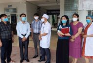 Trưởng Ban Dân vận Thành ủy, Chủ tịch Ủy ban MTTQ Việt Nam thành phố kiểm tra công tác phòng chống dịch tại quận Hải An