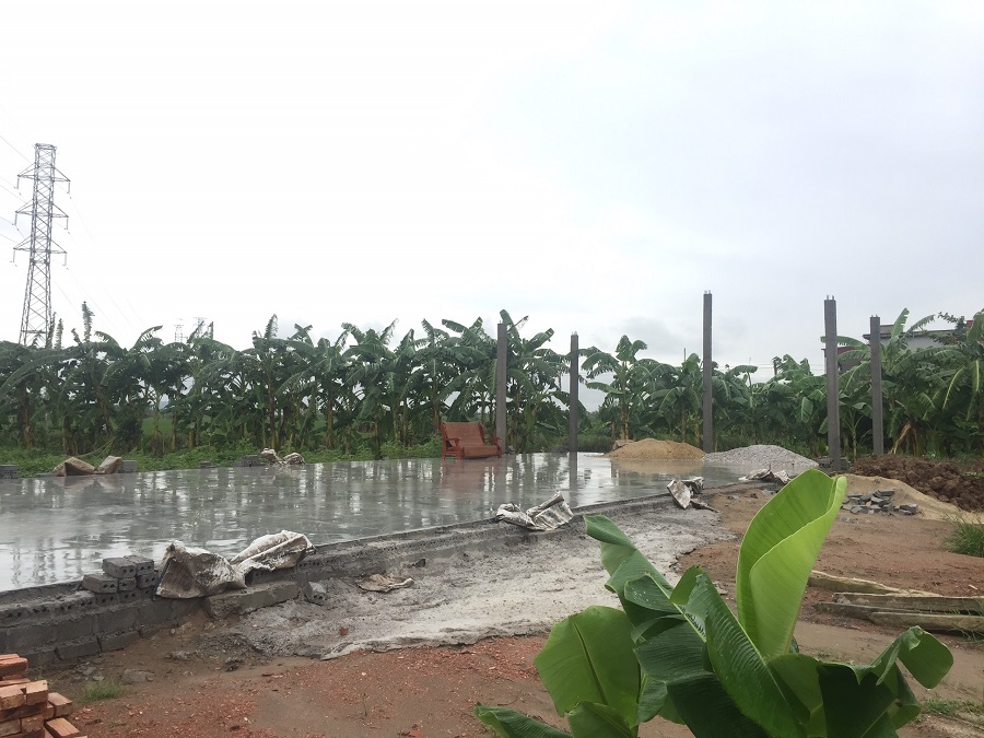 Diện tích ông San tự ý chuyển đổi đất nông nghiệp có diện tích gần 2.000 m2