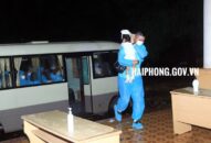 136 công dân Việt Nam từ Nhật Bản về nước, được cách ly tập trung tại Trung đoàn 836 – Bộ Chỉ huy Quân sự thành phố (Thuỷ Nguyên)