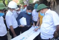 Kiểm tra tiến độ thực hiện công tác giải phóng mặt bằng thực hiện Dự án đầu tư xây dựng trục đường Hồ Sen – Cầu Rào 2