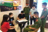 Phường Cát Dài, quận Lê Chân ra quân xử phạt các trường hợp vi phạm không đeo khẩu trang theo quy định