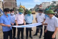 Chủ nhiệm Ủy ban Kiểm tra Thành ủy kiểm tra tiến độ thực hiện Dự án đường Hồ Sen – Cầu Rào 2 và khu tái định cư A51 trên địa bàn quận Lê Chân