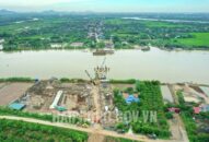 Công trình cầu Quang Thanh đang được khẩn trương thi công từng ngày