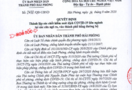 Thành lập các chốt kiểm soát dịch COVID-19 liên ngành tại các cửa ngõ ra, vào thành phố bằng đường bộ