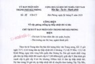 Công điện về việc phòng chống áp thấp nhiệt đới và bão