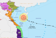 Bão số 2 đang tiến vào vịnh Bắc Bộ, gió giật cấp 10