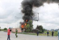 Kho xăng dầu Hải Phòng bùng cháy trở lại, chiến sỹ căng mình dập lửa