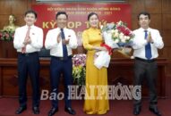 Quận Hồng Bàng: Đồng chí Lê Thị Vân được bầu giữ chức Phó chủ tịch HĐND quận