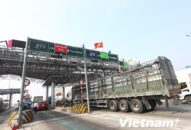 Tỷ lệ phương tiện dán thẻ và trả phí tự động không dừng đã tăng nhiều