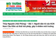 Kiến nghị xử lý sai phạm của Tạp chí Môi trường và Cuộc sống