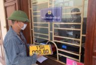 Cấp 516 trường hợp sau 1 tháng thực hiện việc cấp đổi biển số cho xe kinh doanh vận tải