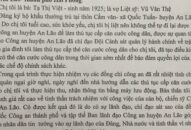 Người dân viết thư cảm ơn Công an huyện An Lão