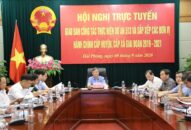 Hội nghị trực tuyến giao ban công tác thực hiện Dự án 513 và sắp xếp các đơn vị hành chính cấp huyện, cấp xã giai đoạn 2019 – 2021