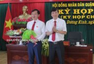 Quận Dương Kinh kiện toàn công tác cán bộ thuộc thẩm quyền của HĐND quận